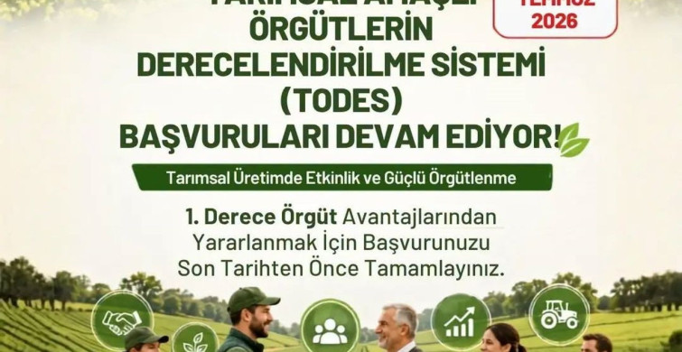Aydın Tarım İl Müdürlüğü'nden todess başvurusu uyarısı