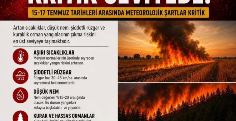 Aydın Valiliği’nden orman yangını uyarısı