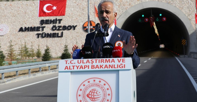 Aydınca Varyantı ve Şehit Ahmet Özsoy Tüneli Açıldı
