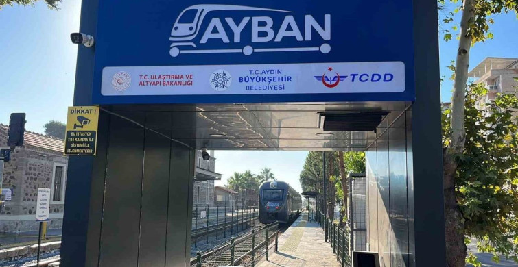 Aydın'da AYBAN tren hattında test sürüşleri başladı