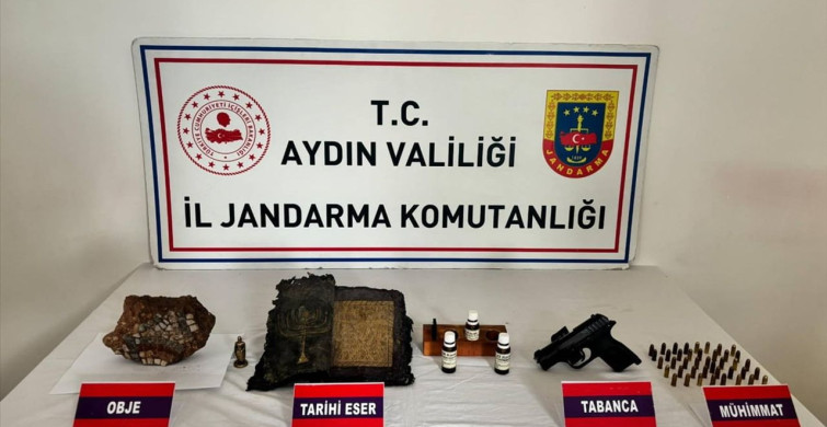 Aydın'da Bizans Dönemine Ait Eserler Ele Geçirildi