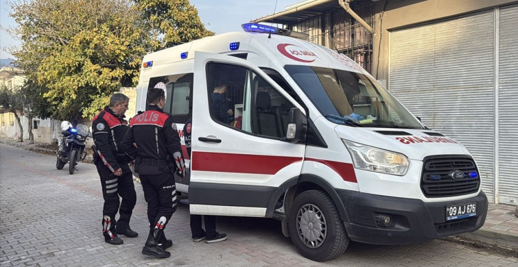 Aydın'da Çatıda Düşen Kadın Hastaneye Kaldırıldı