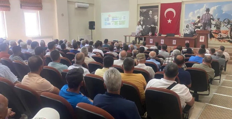 Aydın'da çiftçilere bitki koruma eğitimi verildi