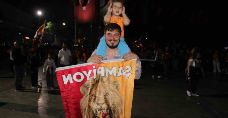 Aydın'da Galatasaray Şampiyonluğunu Kutladı
