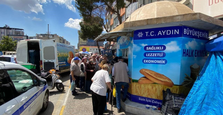 Aydın'da Kurban Bayramı Öncesi Halk Ekmek Yoğunluğu