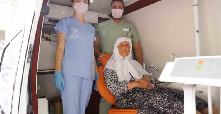 Aydın'da Mobil Diş Kliniği Kırsal Hizmette