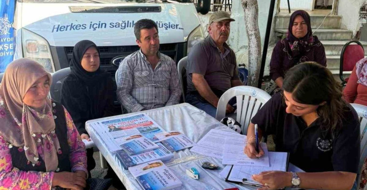 Aydın'da mobil diş klinikleri Bozköy ve Sazlı’da hizmet verdi