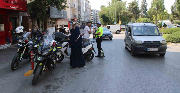 Aydın'da motosiklet denetimleri sürüyor