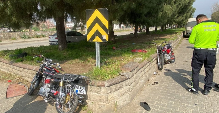 Aydın'da Motosiklet Kazası: 3 Yaralı