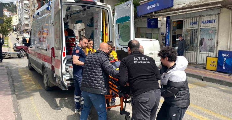 Aydın'da Motosiklet ve Otomobil Çarpıştı: 1 Yaralı