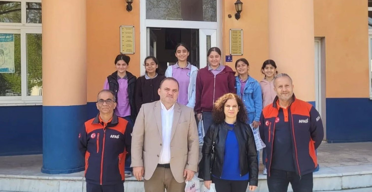Aydın'da Öğrencilere Afet Farkındalığı Eğitimi Verildi