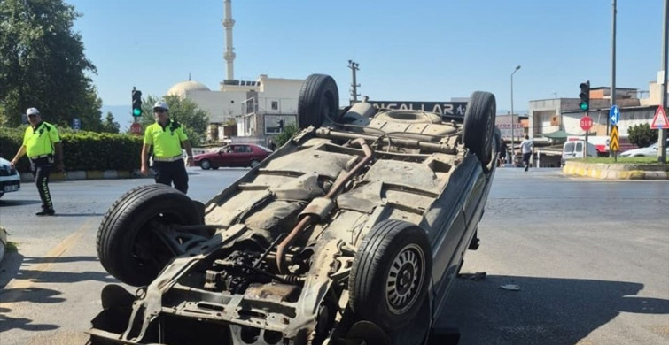 Aydın'da Otomobil Devrildi: Yaralılar Hastaneye Sevk Edildi
