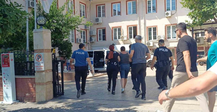 Aydın'da polise direnç gösteren kadın yakalandı