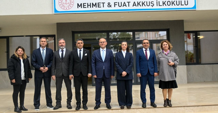 Aydın'daki Yeni Okulun İnşaatı Değerlendirildi