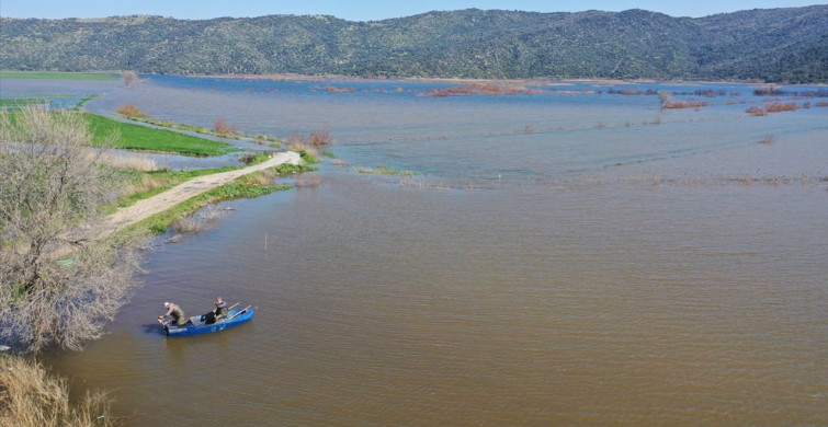 Aydın'de Taşkın Sonrası Balık Avı