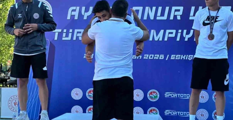 Aydınlı milli atlet Koray Uygun, Türkiye şampiyonu oldu
