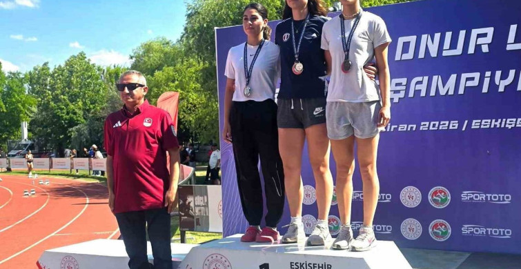 Aydınlı Tuana, heptatlon branşında Türkiye şampiyonu oldu