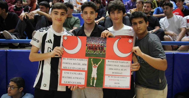 Aydınlılar dünya kupası maçını birlikte izledi