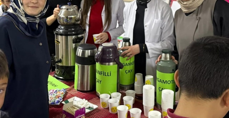 Aydıntepe'de Öğrenciler Tarafından Çay Festivali Gerçekleştirildi