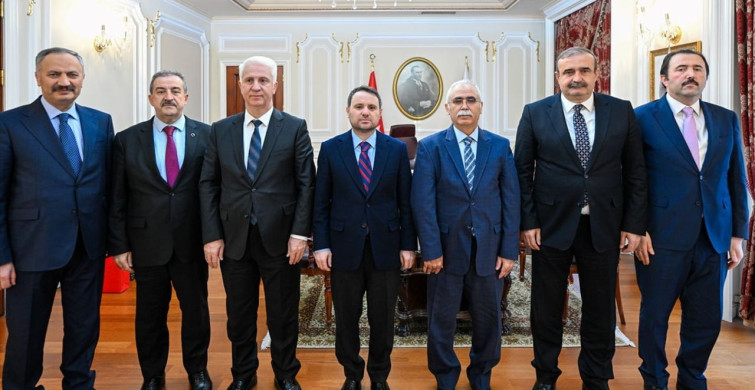 AYM Başkanı Kadir Özkaya'nın Adalet Bakanı Akın Gürlek'e Ziyareti