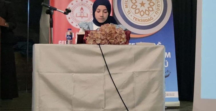 Ayşe Betül Yıldırım Kur’an-ı Kerim Yarışmasında Bölge Birincisi Oldu