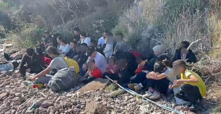 Ayvacık'ta 30 kaçak göçmen yakalandı