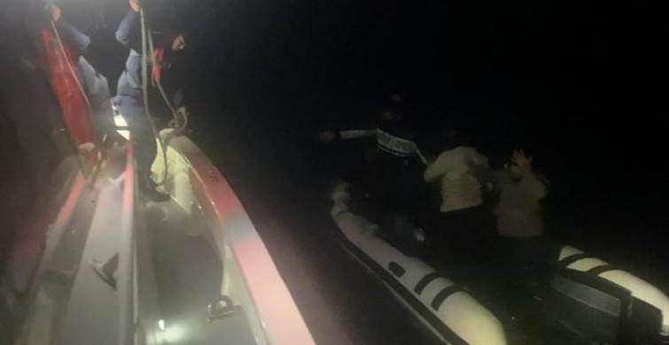 Ayvacık'ta 8 Düzensiz Göçmen Kurtarıldı