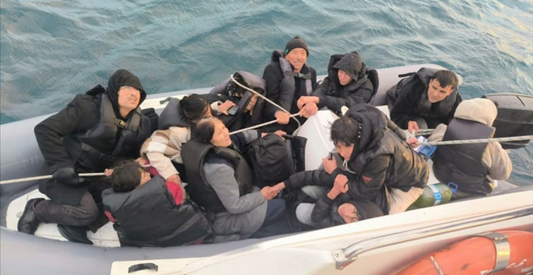Ayvalık Açıklarında Düzensiz Göçmen Kurtarma Operasyonu