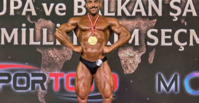 Ayvalıklı Fatih Sevinmiş Türkiye Vücut Geliştirme Şampiyonu