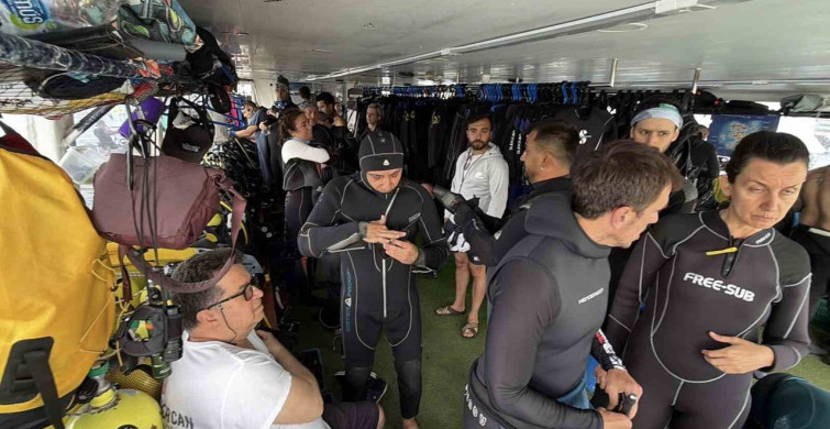 Ayvalık’ta bin 500 yıllık Bizans batığı sportif dalışa açıldı
