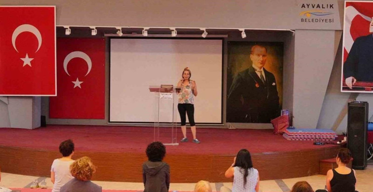 Ayvalık’ta Kadınlar Yüz Yoga Atölyesinde Bir Araya Geldi