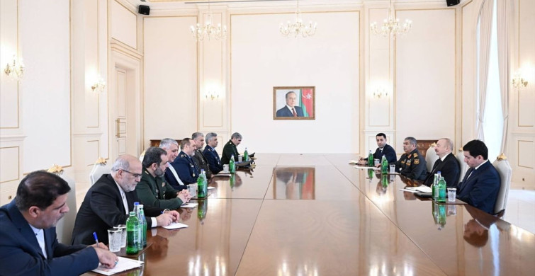 Azerbaycan Cumhurbaşkanı Aliyev, İranlı Bakanı Ağırladı