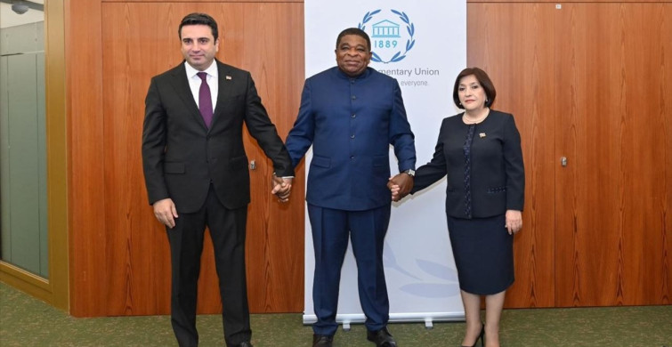 Azerbaycan ve Ermenistan Parlemento Başkanları Cenevre'de Buluştu Azerbaycan ve Ermenistan Parlemento Başkanları Cenevre'de Buluştu
