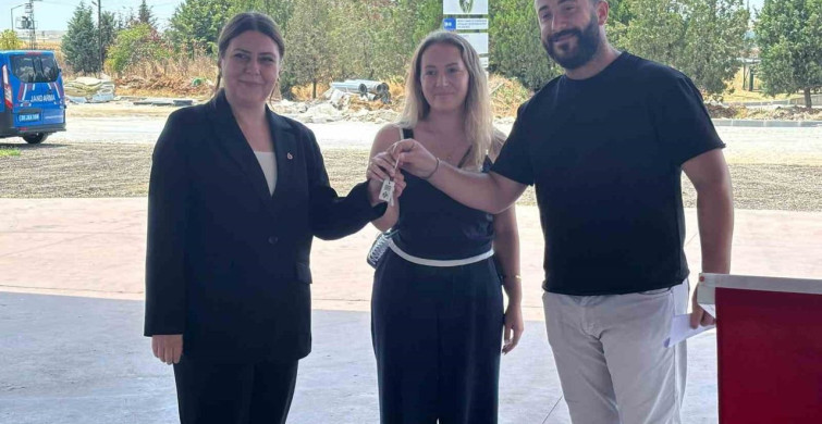 Babaeski'de tokı konutlarının anahtar teslim heyecanı yaşandı