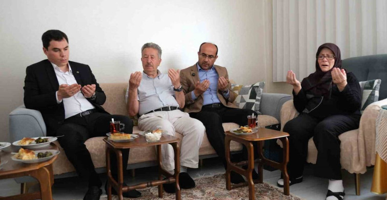 Babalar gününde şehit aileleri unutulmadı