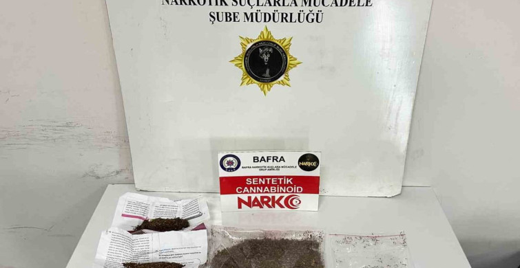 Bafra'da narkotik operasyonu: Uyuşturucu ticareti yaparken yakalandı