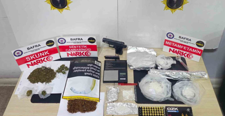 Bafra'da uyuşturucu ve silah operasyonu: sanıklara 18’er yıl hapis