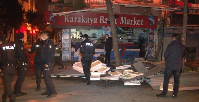 Bağcılar’da Balıkçı Dükkanında Şiddetli Patlama