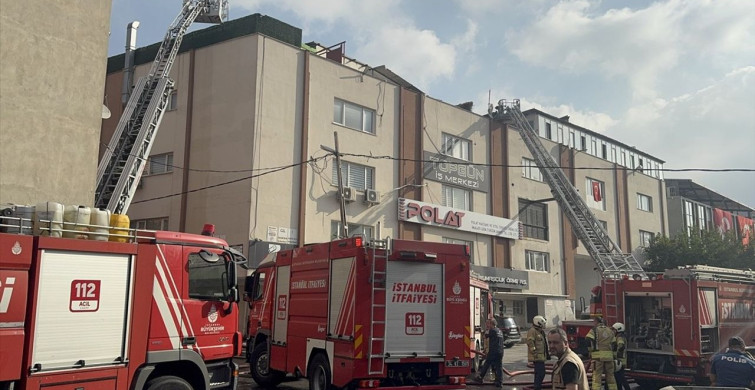 Bağcılar'da Tekstil Atölyesinde Yangın Alarmı