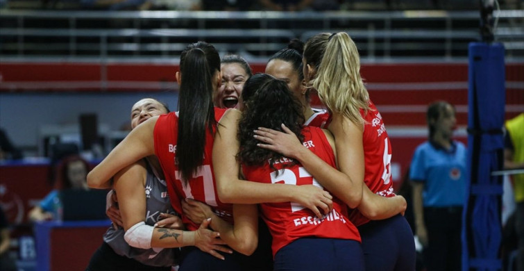 Bahçelievler Belediyespor, AXA Sigorta Kupa Voley'de Aydın'ı Geçti