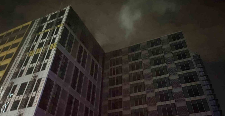 Bahçelievler'de 12 Katlı Binada Yangın Paniği