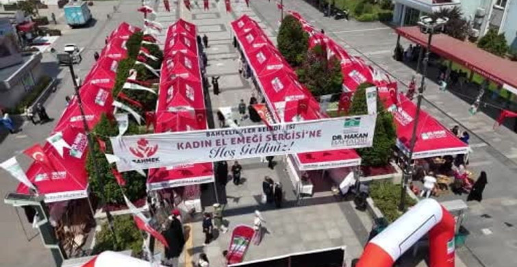 Bahçelievler'de BAHMEK Kurs Sergisi Açıldı