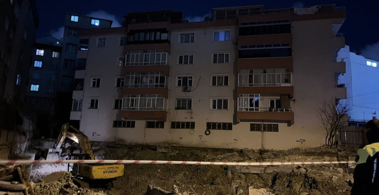 Bahçelievler'de Çökme Riski Nedeniyle Bina Tahliye Edildi