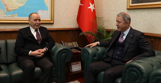 Bakan Akar, Libya Büyükelçisi İle Görüştü