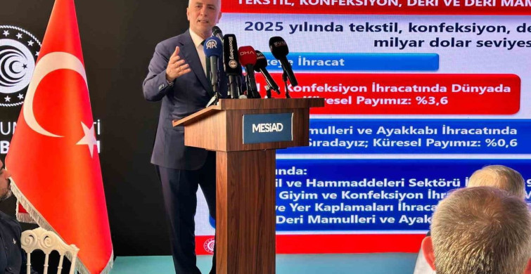 Bakan Bolat tekstil ve hazır giyim sektörünü değerlendirdi
