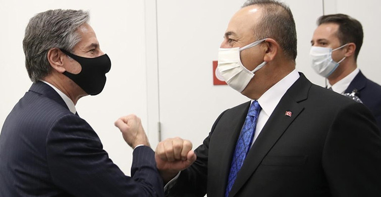 Bakan Çavuşoğlu ABD Dışişleri Bakanı Blinken ile Bir Araya Geldi