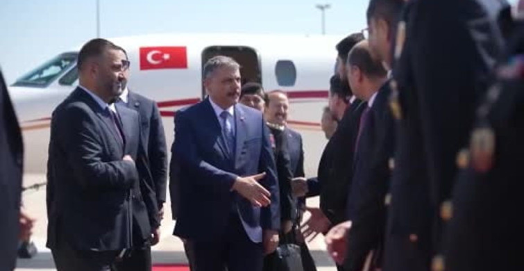 Bakan Çiftçi, Suriye İçişleri Bakanı Enes Hattab ile görüştü