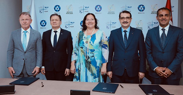Bakan Dönmez ve Rosatom Genel Müdürü Lihaçev Akkuyu'da İncelemelerde Bulundu