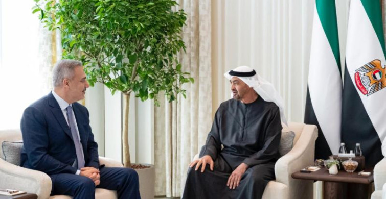 Bakan Fidan, BAE Devlet Başkanı Al Nahyan ile görüştü