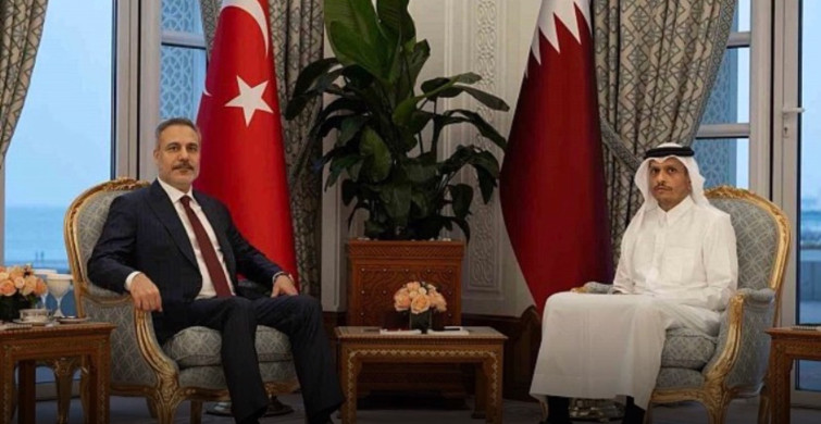 Bakan Fidan Katarlı Başbakan Yardımcısı İle Bir Araya Geldi